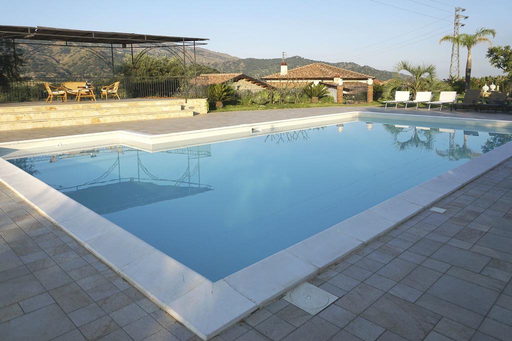 Taormina Villa Ibiscus Alcantara ガッジ エクステリア 写真